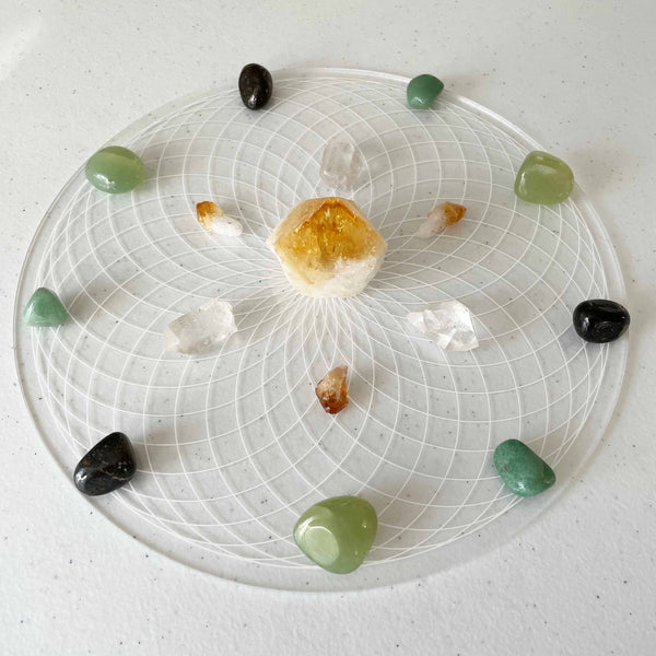 Torus Yantra Crystal Grid - Acrylic