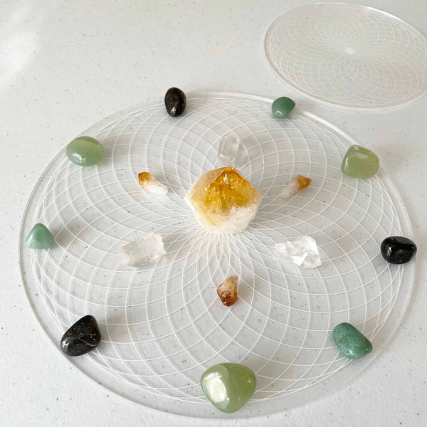Torus Yantra Crystal Grid - Acrylic
