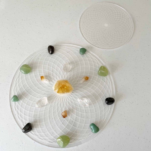Torus Yantra Crystal Grid - Acrylic