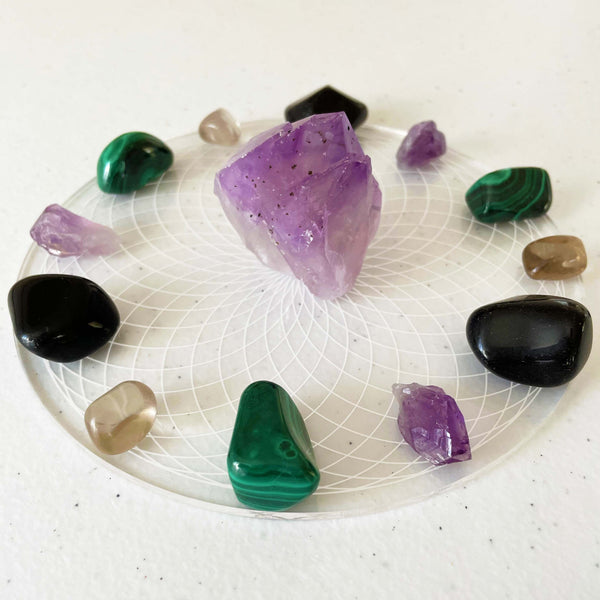 Torus Yantra Crystal Grid - Acrylic