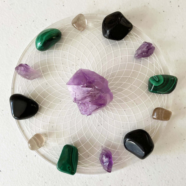 Torus Yantra Crystal Grid - Acrylic