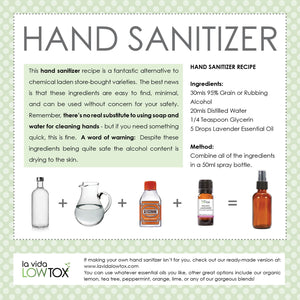 Super Easy Hand Sanitizer Recipe